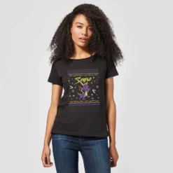 Spyro Knit Women's Christmas T-Shirt - Black 9 Spyro Knit Women's Christmas T-Shirt - Black -Cheap Christmas Franchises Store 11962049 1794626574869102