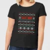 DC COMICS DC Suicide Squad Knit Pattern Women's Christmas T-Shirt - Black -Cheap Christmas Franchises Store 11963189 7124627062441420