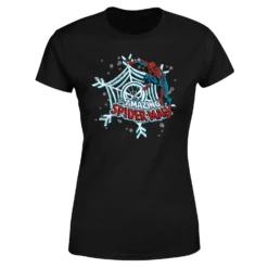 Marvel The Amazing Spider-Man Snowflake Web Women's Christmas T-Shirt - Black 11 Marvel The Amazing Spider-Man Snowflake Web Women's Christmas T-Shirt - Black -Cheap Christmas Franchises Store 11963300 1064627068110607