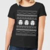 Star Wars Stormtrooper Knit Women's Christmas T-Shirt - Black -Cheap Christmas Franchises Store 11963310 9654627068174435