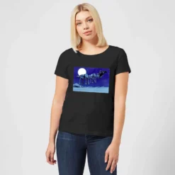 Star Wars AT-AT Darth Vader Sleigh Women's Christmas T-Shirt - Black -Cheap Christmas Franchises Store 11963426 1864627076401908