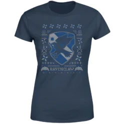 Harry Potter Ravenclaw Crest Women's Christmas T-Shirt - Navy 11 Harry Potter Ravenclaw Crest Women's Christmas T-Shirt - Navy -Cheap Christmas Franchises Store 11963488 8564627082339892
