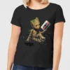 Marvel Guardians Of The Galaxy Groot Tape Women's Christmas T-Shirt - Black 1 Marvel Guardians Of The Galaxy Groot Tape Women's Christmas T-Shirt - Black -Cheap Christmas Franchises Store 11963556 1214627059467244