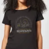 Harry Potter I'd Rather Stay At Hogwarts Women's Christmas T-Shirt - Black -Cheap Christmas Franchises Store 11963715 5374627064106150