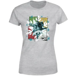 Marvel Black Widow Captain America Women's Christmas T-Shirt - Grey -Cheap Christmas Franchises Store 11963873 1094627072643418