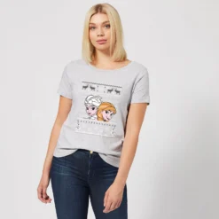 Disney Frozen Elsa And Anna Women's Christmas T-Shirt - Grey 9 Disney Frozen Elsa And Anna Women's Christmas T-Shirt - Grey -Cheap Christmas Franchises Store 11963900 1914627074346608