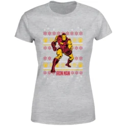 Marvel Iron Man Women's Christmas T-Shirt - Grey 11 Marvel Iron Man Women's Christmas T-Shirt - Grey -Cheap Christmas Franchises Store 11964181 8404627091169582