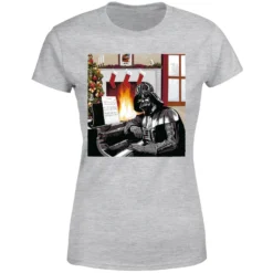 Star Wars Darth Vader Piano Player Women's Christmas T-Shirt - Grey 11 Star Wars Darth Vader Piano Player Women's Christmas T-Shirt - Grey -Cheap Christmas Franchises Store 11964201 1334627065935562