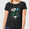 DC COMICS DC Superman Peace On Earth Women's Christmas T-Shirt - Black -Cheap Christmas Franchises Store 11964231 1314627067113992