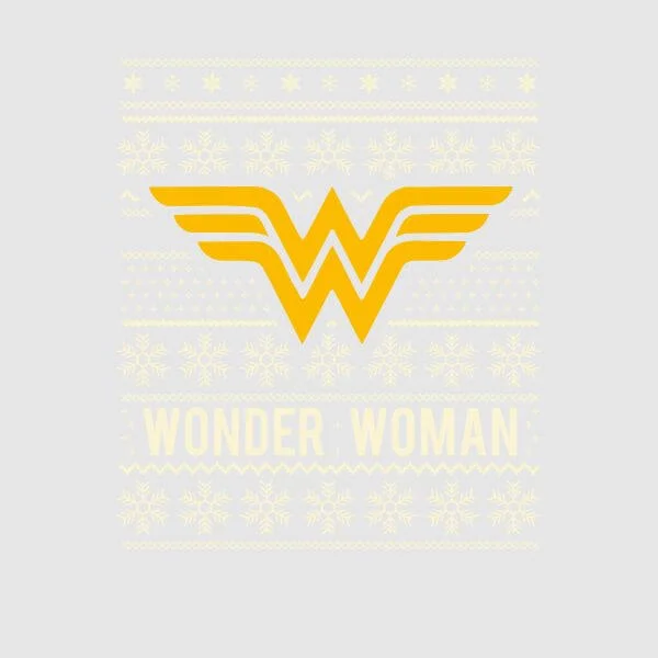 DC COMICS DC Wonder Woman Women's Christmas T-Shirt - Grey 4 DC COMICS DC Wonder Woman Women's Christmas T-Shirt - Grey - Image 2