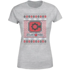 DC COMICS DC Cyborg Knit Women's Christmas T-Shirt - Grey 11 DC COMICS DC Cyborg Knit Women's Christmas T-Shirt - Grey -Cheap Christmas Franchises Store 11964268 1234627069073229