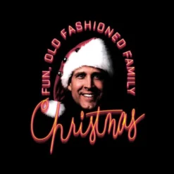 National Lampoon Fun Old Fashioned Family Christmas Women's Christmas T-Shirt - Black -Cheap Christmas Franchises Store 11964336 1174627072410912