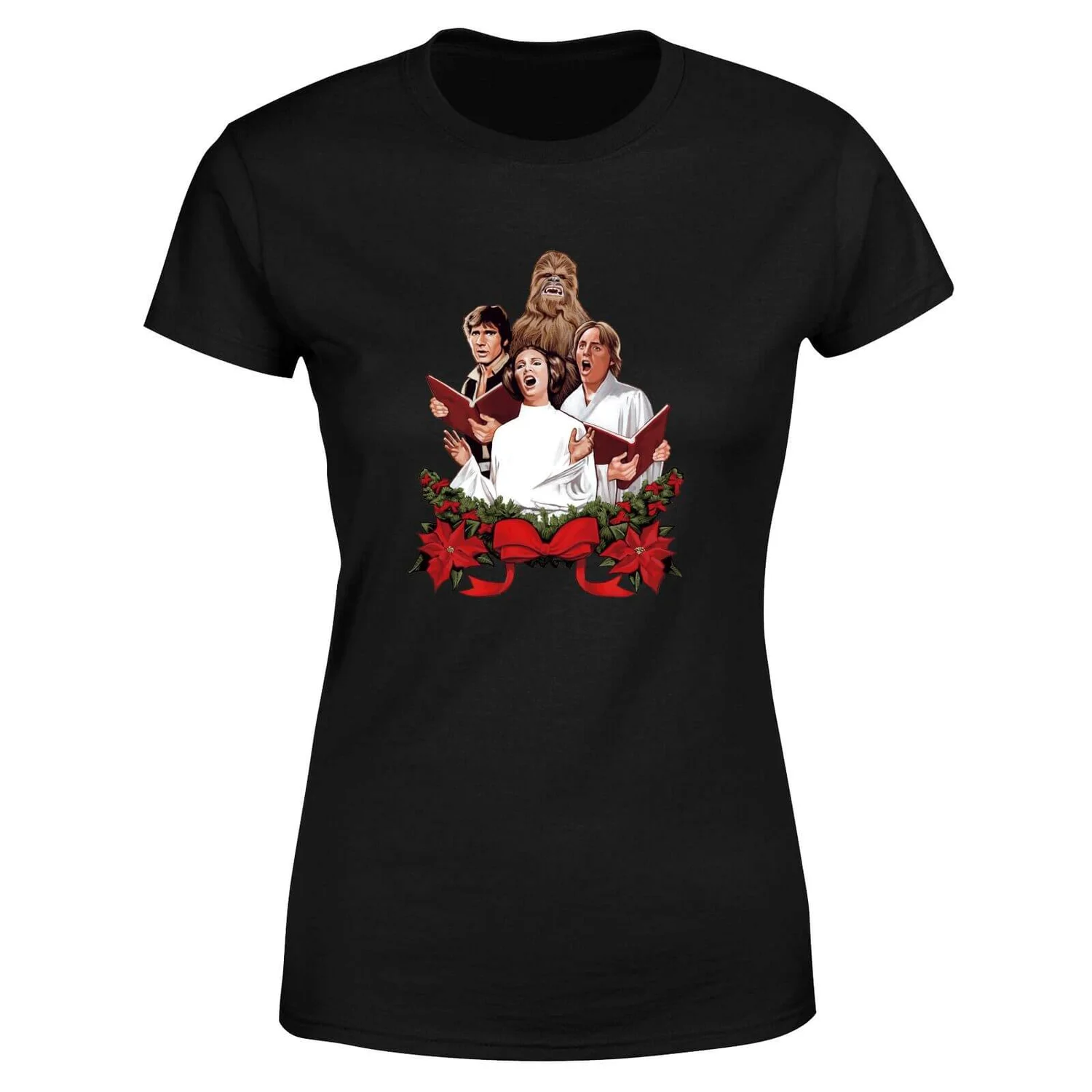 Star Wars Jedi Carols Women's Christmas T-Shirt - Black 7 Star Wars Jedi Carols Women's Christmas T-Shirt - Black - Image 5