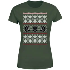 Star Wars Imperial Darth Vader Women's Christmas T-Shirt - Forest Green -Cheap Christmas Franchises Store 11964535 4364627060074744
