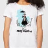 Disney Mary Poppins Rooftop Landing Women's Christmas T-Shirt - White