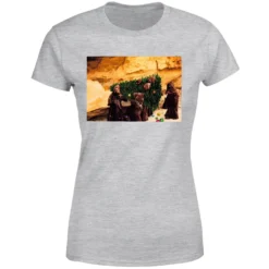 Star Wars Jawas Christmas Tree Women's Christmas T-Shirt - Grey -Cheap Christmas Franchises Store 11964641 4014627065640416