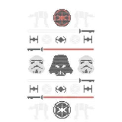 Star Wars Imperial Knit Women's Christmas T-Shirt - White -Cheap Christmas Franchises Store 11964746 1614627070726124