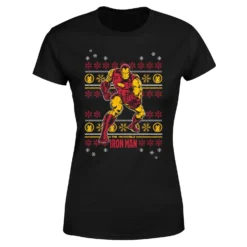 Marvel Iron Man Women's Christmas T-Shirt - Black 11 Marvel Iron Man Women's Christmas T-Shirt - Black -Cheap Christmas Franchises Store 11964878 9274627077981807