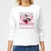 DC COMICS DC Harley Quinn Women's Christmas Jumper - White -Cheap Christmas Franchises Store 11965672 7354627071526029