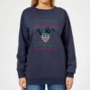 DC COMICS DC Joker Knit Women's Christmas Jumper - Navy -Cheap Christmas Franchises Store 11966380 5774627071989244