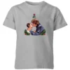 Star Wars Mistletoe Kiss Kids' Christmas T-Shirt - Grey -Cheap Christmas Franchises Store 11966657 4864627107724899