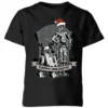 Star Wars Happy Holidays Droids Kids' Christmas T-Shirt - Black -Cheap Christmas Franchises Store 11966675 1684627107962736