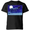 Star Wars AT-AT Darth Vader Sleigh Kids' Christmas T-Shirt - Black -Cheap Christmas Franchises Store 11966693 6764627108434570