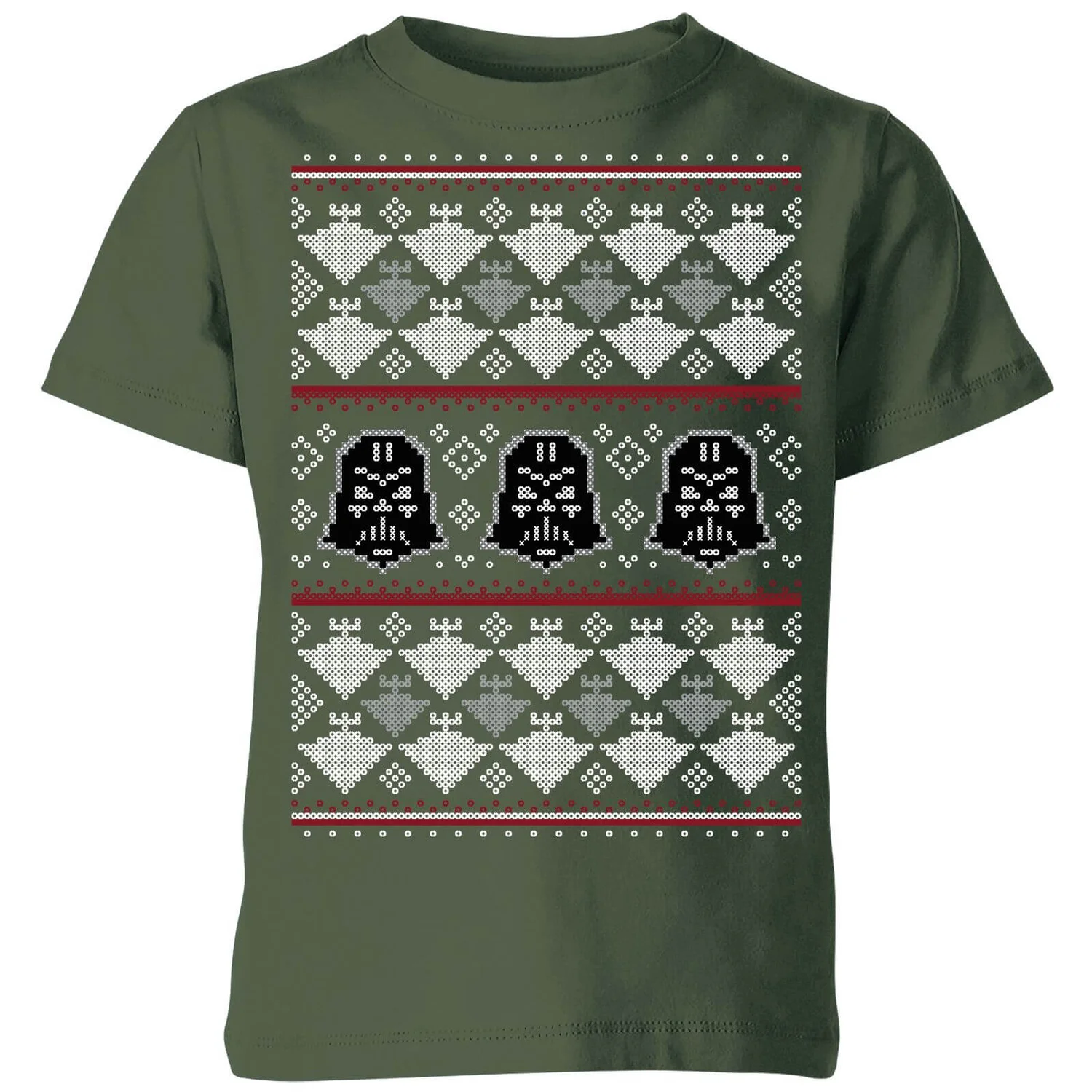Star Wars Imperial Darth Vader Kids' Christmas T-Shirt - Forest Green 3 Star Wars Imperial Darth Vader Kids' Christmas T-Shirt - Forest Green