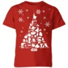 Star Wars Character Christmas Tree Kids' Christmas T-Shirt - Red 2 Star Wars Character Christmas Tree Kids' Christmas T-Shirt - Red -Cheap Christmas Franchises Store 11966975 1024627112779671