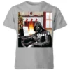 Star Wars Darth Vader Piano Player Kids' Christmas T-Shirt - Grey -Cheap Christmas Franchises Store 11967167 1104627103372928