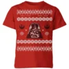 Star Wars Darth Vader Knit Kids' Christmas T-Shirt - Red 2 Star Wars Darth Vader Knit Kids' Christmas T-Shirt - Red -Cheap Christmas Franchises Store 11967293 5674627103601867