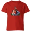 Star Wars Mistletoe Kiss Kids' Christmas T-Shirt - Red -Cheap Christmas Franchises Store 11967341 1574627104339630