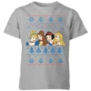 Disney Princess Faces Kids' Christmas T-Shirt - Grey 2 Disney Princess Faces Kids' Christmas T-Shirt - Grey -Cheap Christmas Franchises Store 11967437 1084627105710654