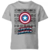 Marvel Captain America Kids' Christmas T-Shirt - Grey 1 Marvel Captain America Kids' Christmas T-Shirt - Grey -Cheap Christmas Franchises Store 11967491 1944627106463195