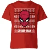 Marvel Spider-Man Kids' Christmas T-Shirt - Red -Cheap Christmas Franchises Store 11967569 7674627107389154