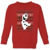 Disney Frozen Olaf Dancing Kids' Christmas Sweatshirt - Red 1 Disney Frozen Olaf Dancing Kids' Christmas Sweatshirt - Red -Cheap Christmas Franchises Store 11967715 9434627109505702