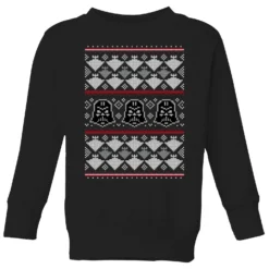 Star Wars Imperial Darth Vader Kids' Christmas Jumper - Black