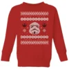 Star Wars Stormtrooper Knit Kids' Christmas Jumper - Red -Cheap Christmas Franchises Store 11967793 9134627110817560