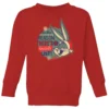Looney Tunes I'm The Reason There Is A Naughty List Kids' Christmas Jumper - Red -Cheap Christmas Franchises Store 11967985 3024627115225613