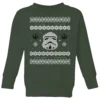 Star Wars Stormtrooper Knit Kids' Christmas Jumper - Forest Green 1 Star Wars Stormtrooper Knit Kids' Christmas Jumper - Forest Green -Cheap Christmas Franchises Store 11968171 1794627105037289