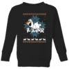 Disney Frozen Olaf And Snowmen Kids' Christmas Sweatshirt - Black 2 Disney Frozen Olaf And Snowmen Kids' Christmas Sweatshirt - Black -Cheap Christmas Franchises Store 11968183 1504627105409949