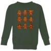 Star Wars Gingerbread Characters Kids' Christmas Jumper - Forest Green 2 Star Wars Gingerbread Characters Kids' Christmas Jumper - Forest Green -Cheap Christmas Franchises Store 11968417 9694627108950681
