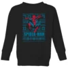 Marvel Spider-Man Kids' Christmas Jumper - Black -Cheap Christmas Franchises Store 11968435 1554627109727918