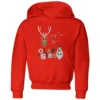 Disney Frozen Olaf And Sven Kids' Christmas Hoodie - Red -Cheap Christmas Franchises Store 11968933 3264627105814466