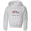 Disney Mickey And Minnie Kids' Christmas Hoodie - Grey -Cheap Christmas Franchises Store 11969113 1314627108638291