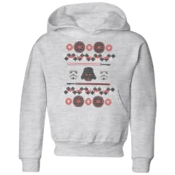 Star Wars Empire Knit Kids' Christmas Hoodie - Grey