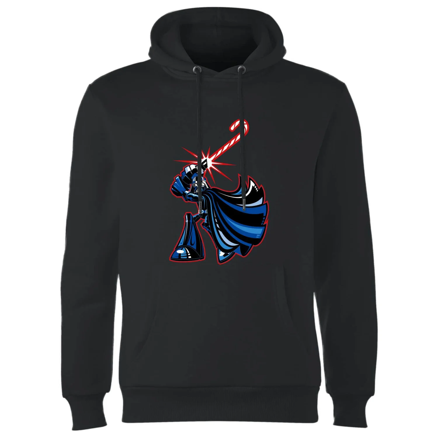 Star Wars Candy Cane Darth Vader Christmas Hoodie - Black 6 Star Wars Candy Cane Darth Vader Christmas Hoodie - Black - Image 4