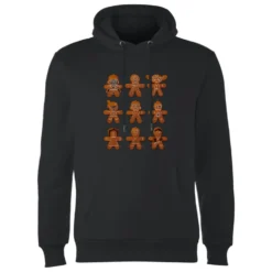 Star Wars Gingerbread Characters Christmas Hoodie - Black 9 Star Wars Gingerbread Characters Christmas Hoodie - Black -Cheap Christmas Franchises Store 11969359 6434627081918902