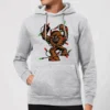 Star Wars Tangled Fairy Lights Chewbacca Christmas Hoodie - Grey -Cheap Christmas Franchises Store 11969377 1764627083341919