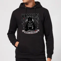 Star Wars Darth Vader Humbug Christmas Hoodie - Black
